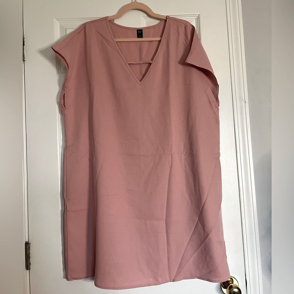 SHEIN Dusty Rose Dress
